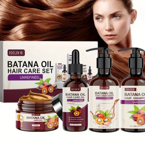 Batana Oil Hair Care Kit - Deep Conditioning Serum, Nourishing Shampoo - Picture 2 of 11